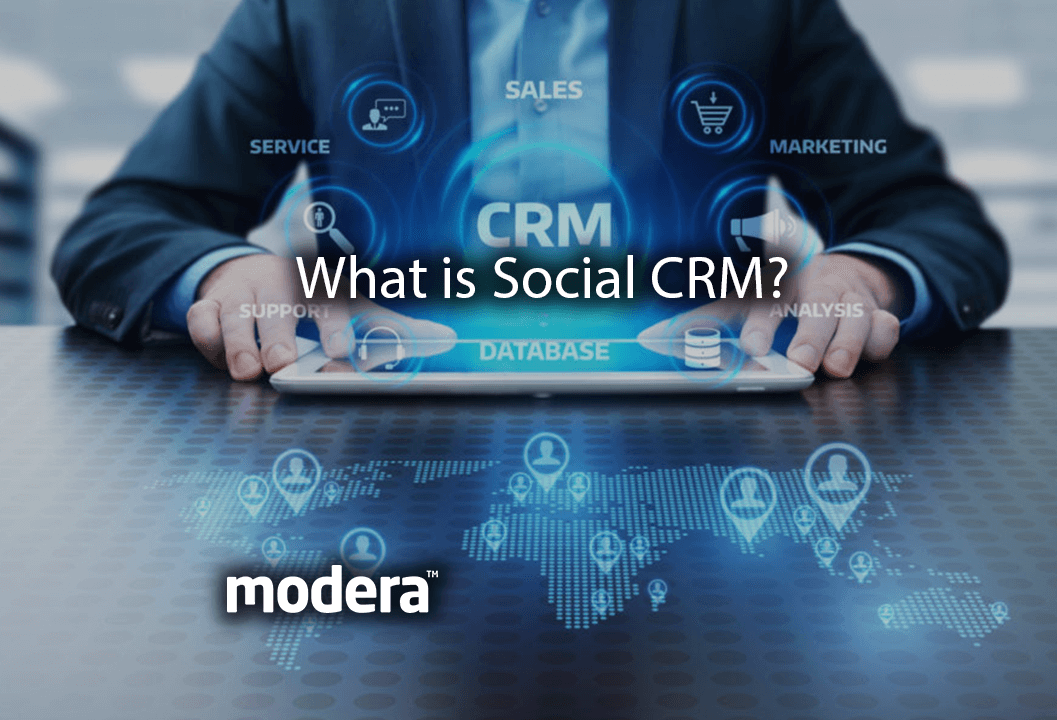 engage with customers via social crm